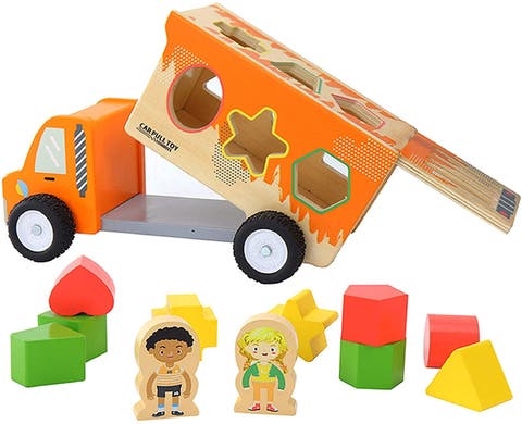Shape Sorting Dump Truck - Toddlers Educational Shape Sorter Car