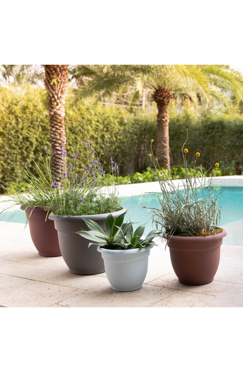 Bloem 12 Inch Ariana Pot Planter, Misty Blue, Alternate, color, Blue