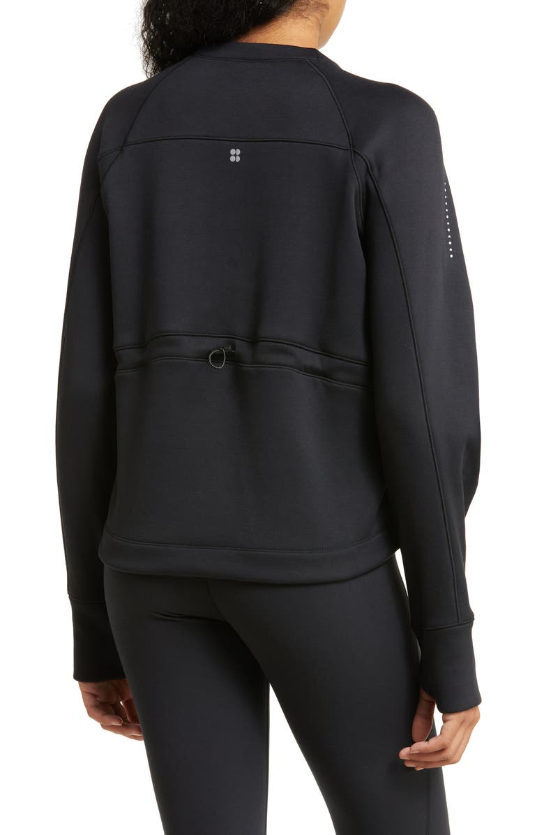 Sweaty Betty Run Crewneck Performance Sweatshirt, Alternate, color,
