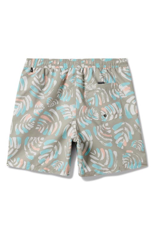 Quiksilver Everyday Mix Volley Swim Trunks In Pale Aloe