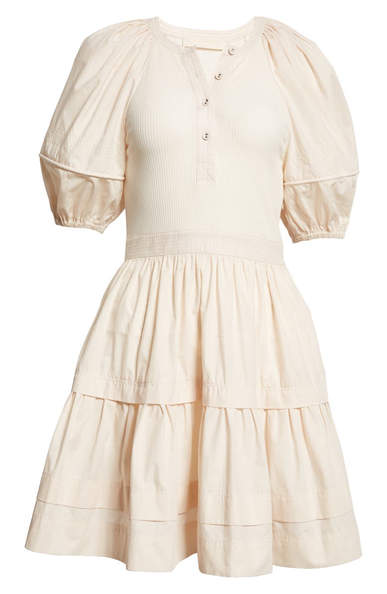 Ulla Johnson Amelia Mixed Media Minidress, Alternate, color, 