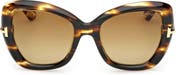 TOM FORD 55mm Butterfly Sunglasses