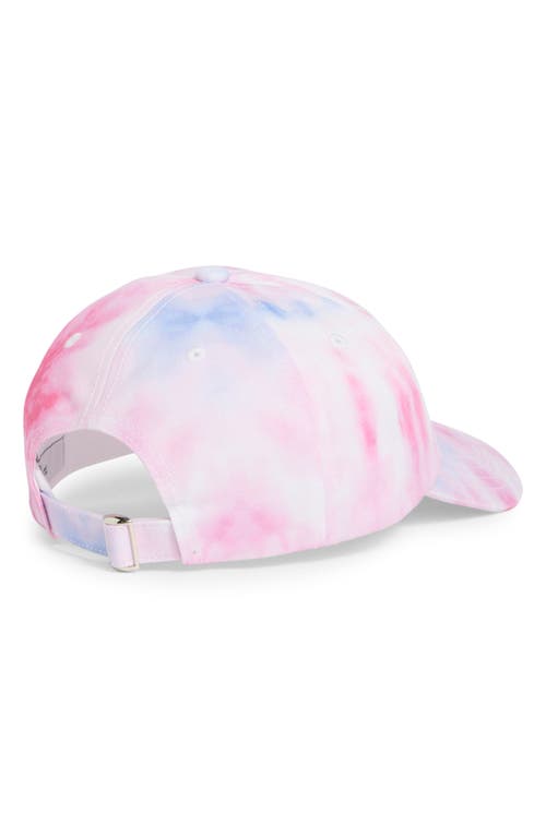 The Accessory Collective Kids' Tie Dye Baseball Cap In Pink