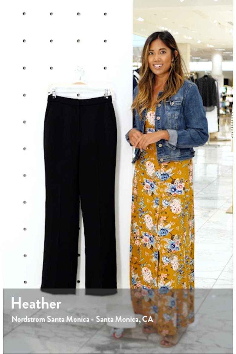 Wide Leg Suit Pants video