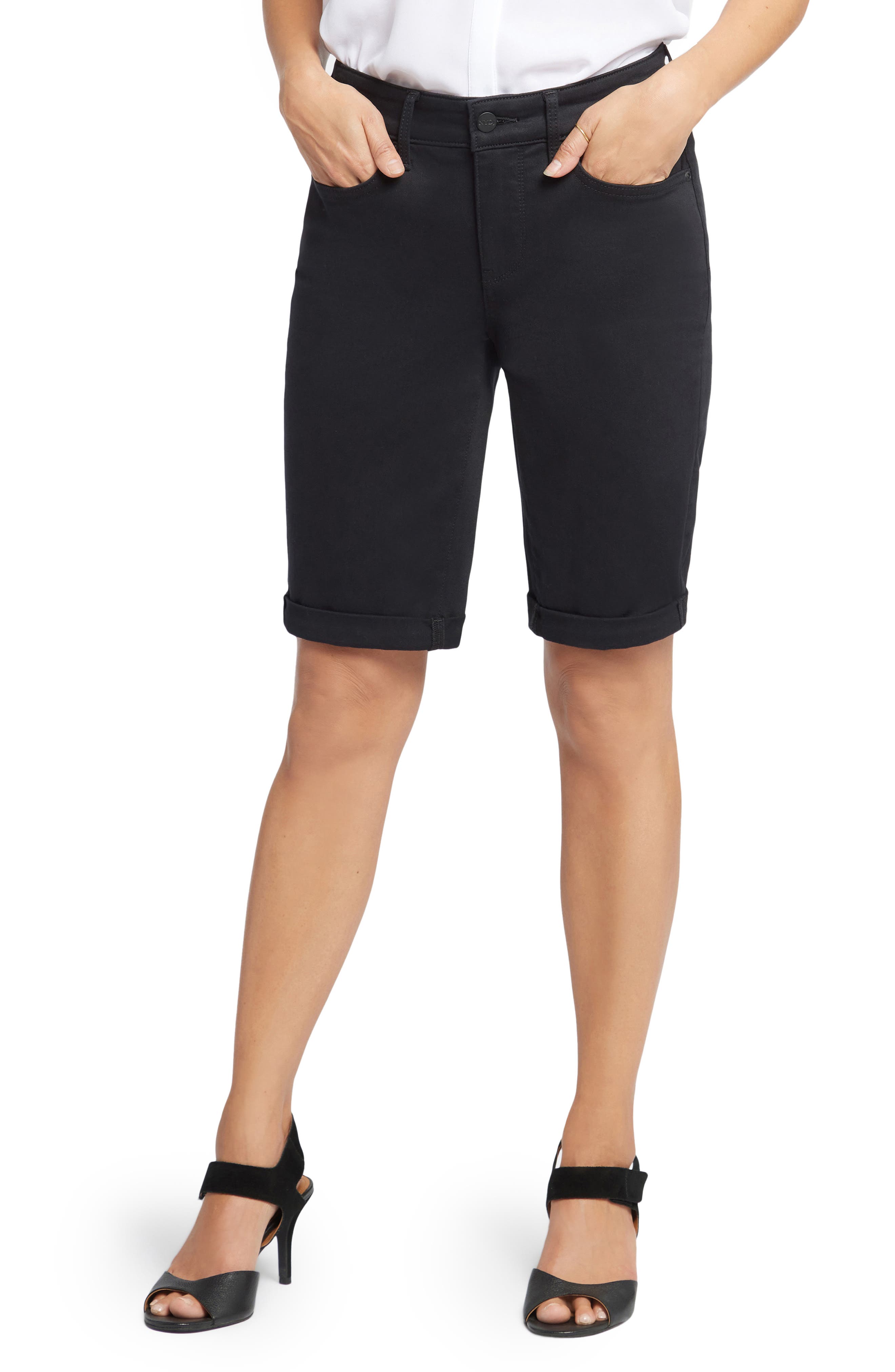 NYDJ Briella Cuffed Bermuda Shorts