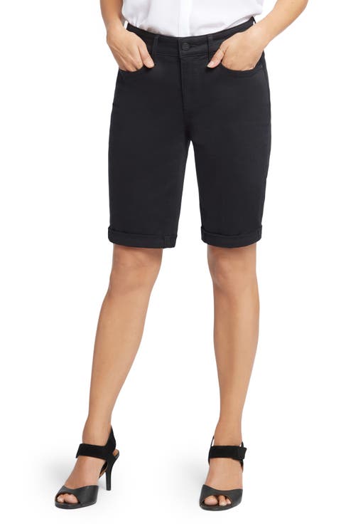 Briella Roll Cuff Denim Bermuda Shorts