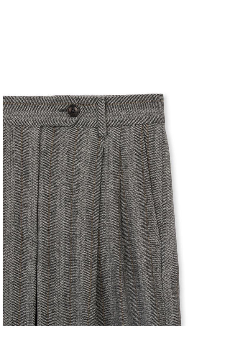 Jem Pinstripe Virgin Wool Pences Trousers, Alternate, color, MELANGE