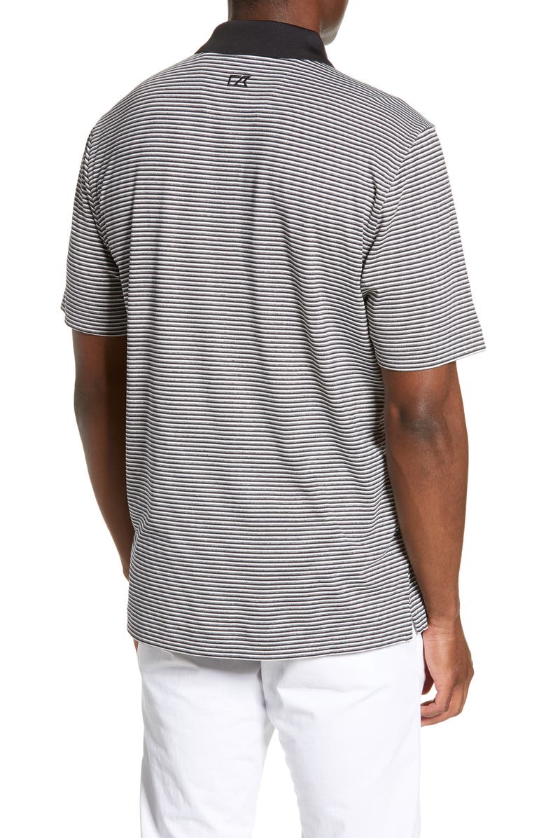 Cutter & Buck Forge DryTec Stripe Performance Polo, Alternate, color, Black