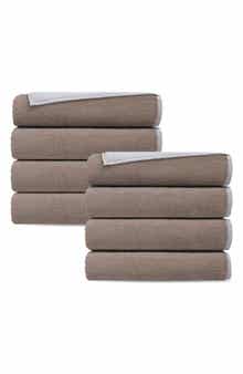 DePera Double Face 8-Piece Turkish Cotton Hand Towels