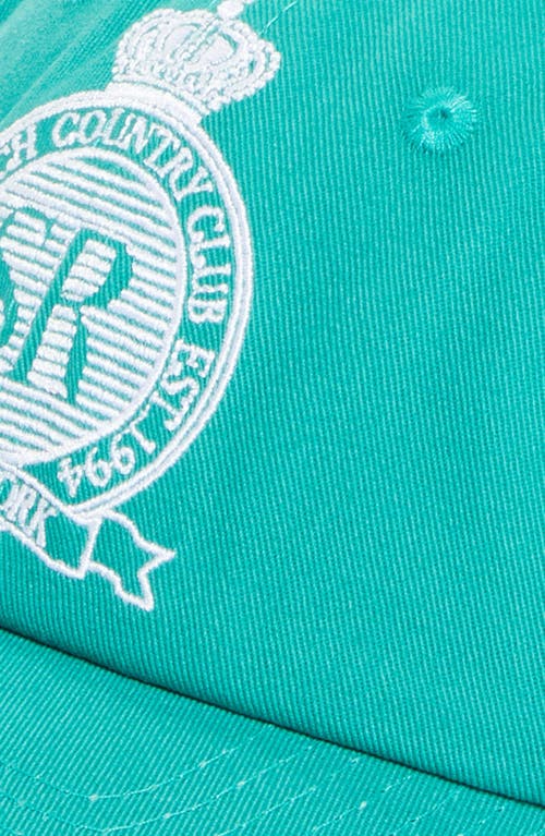 Sporty And Rich Sporty & Rich Royal Club Embroidered Baseball Cap In Blue