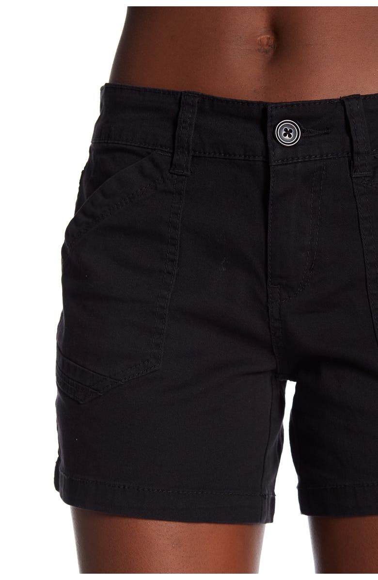 SUPPLIES BY UNIONBAY Alix Twill Shorts, Alternate, color, Black