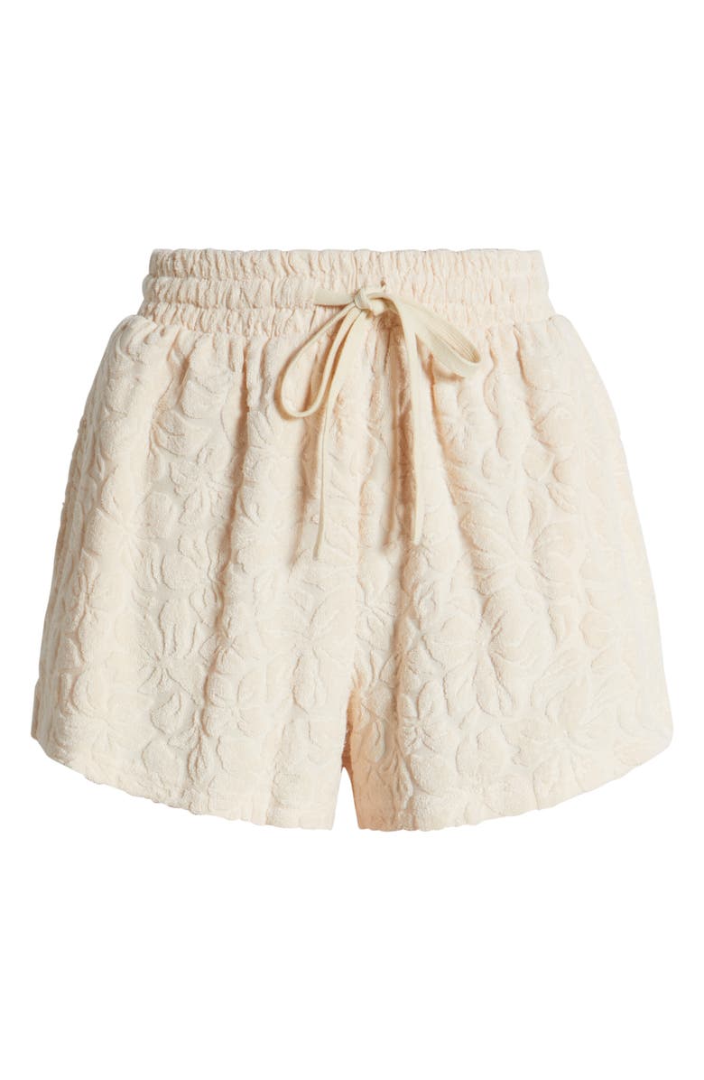 Rip Curl Las Dalias Floral Jacquard Terry Shorts, Main, color, 