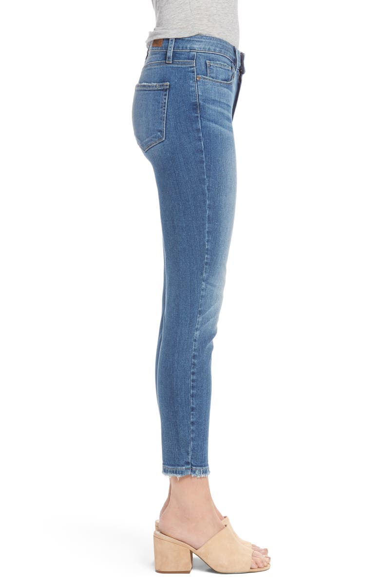 PAIGE Hoxton High Waist Crop Ultra Skinny Jeans, Alternate, color, Evelina