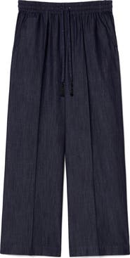 Marina Rinaldi Voyage Collection Wide Leg Drawstring Jeans