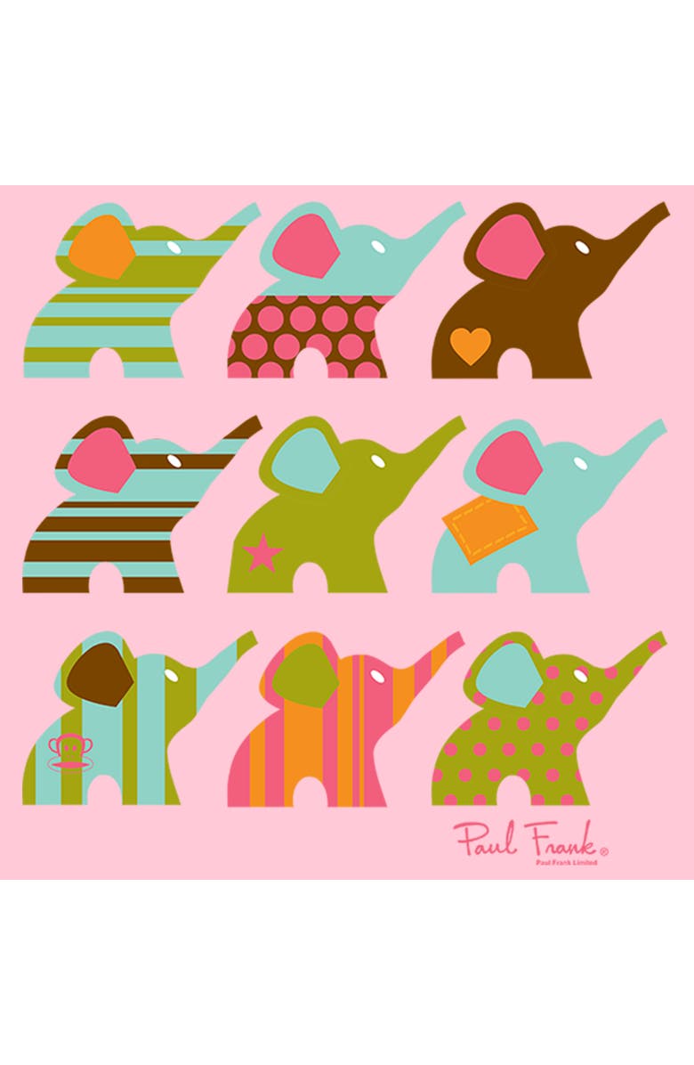Paul Frank Girl's Paul Frank Ellie Line Up Graphic T-Shirt, Alternate, color, Light Pink