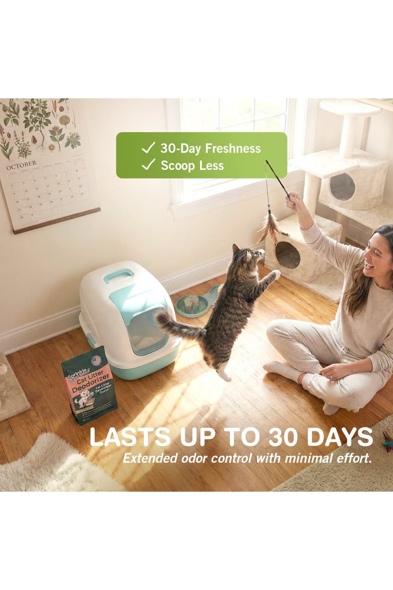 Litter Box Deodorizer 2 Pack, 8oz Bags, Alternate, color, Green