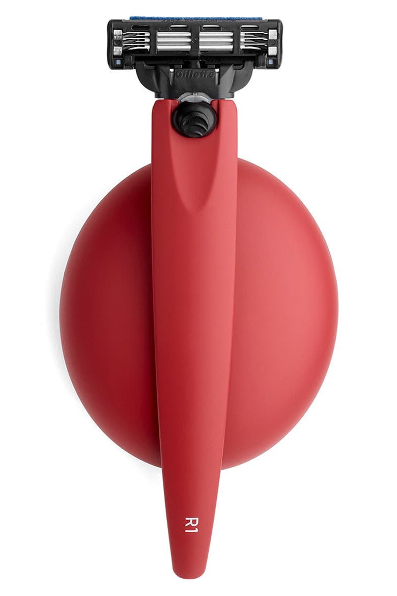 R1 Matte Razor & Stand Set, Alternate, color, RED