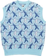 vowels Tag-A-Long Knitted Vest
