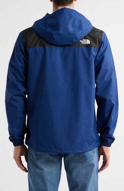 Shop The North Face Antora Rain Jacket In Estate Blue/tnf Black
