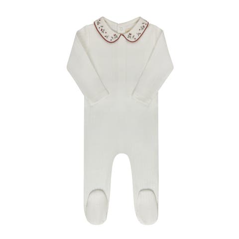 Embroidered Collar Collection - Footie