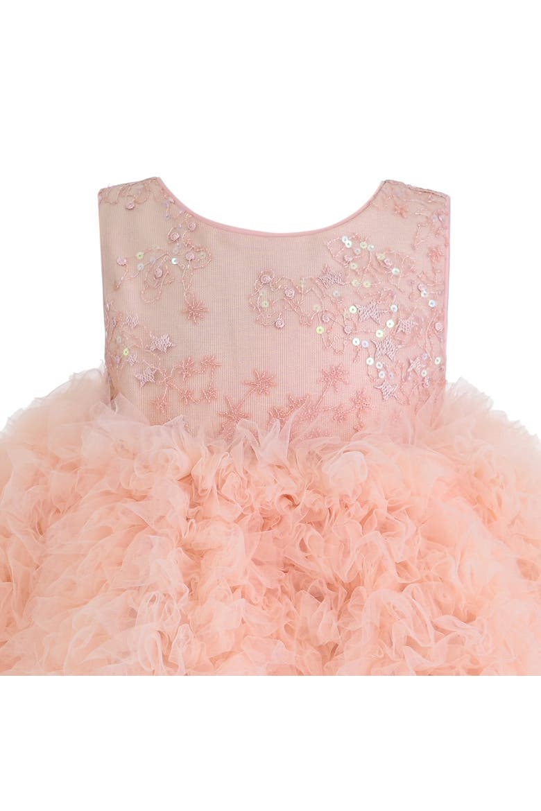 Beatrice Ruffled Tulle Dress, Alternate, color, Pink