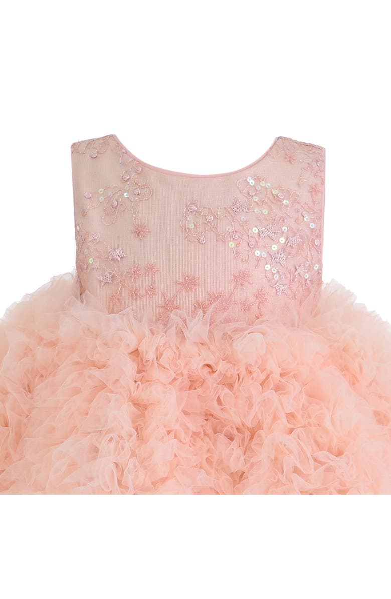 Tulleen Beatrice Ruffled Tulle Dress, Alternate, color, Pink