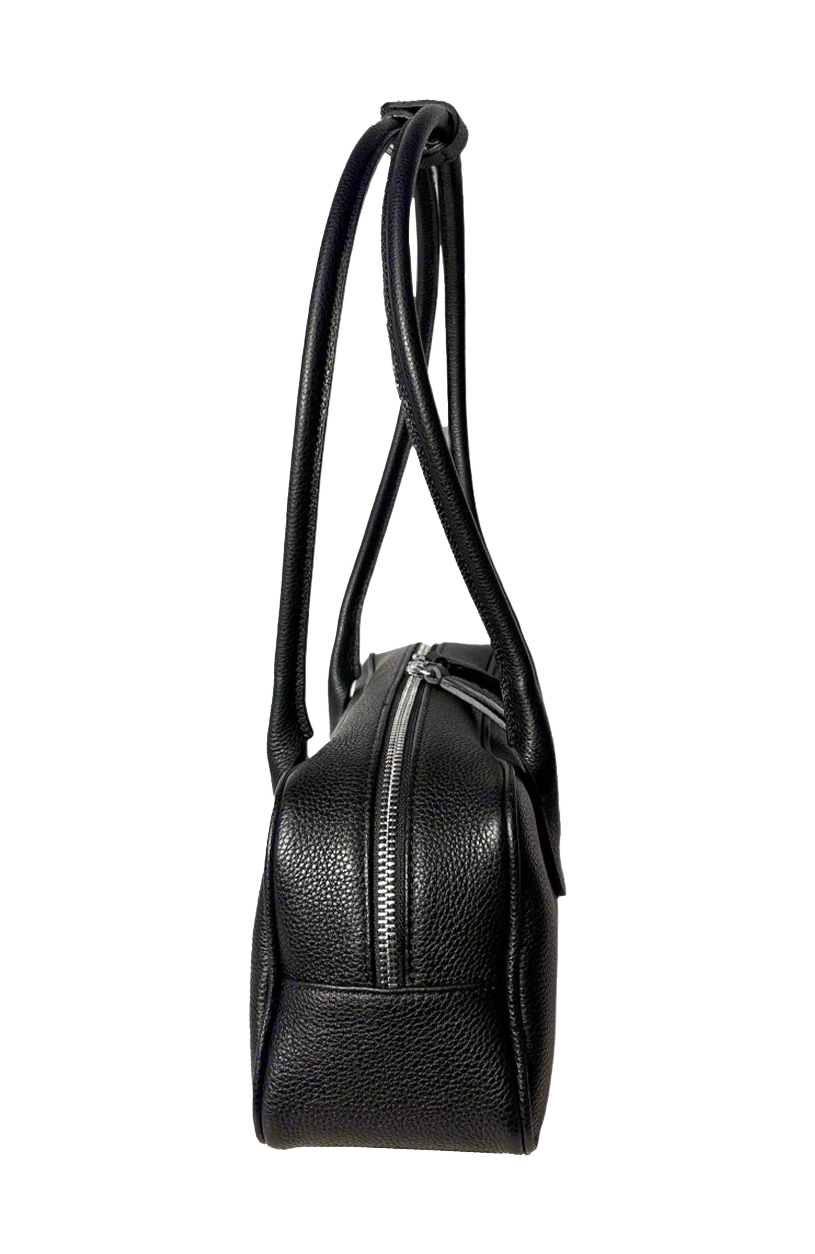 HYER GOODS La Strada Leather East West Bag, Alternate, color, 