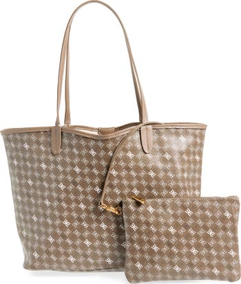 Medium Harper Monogram Shopper Tote
