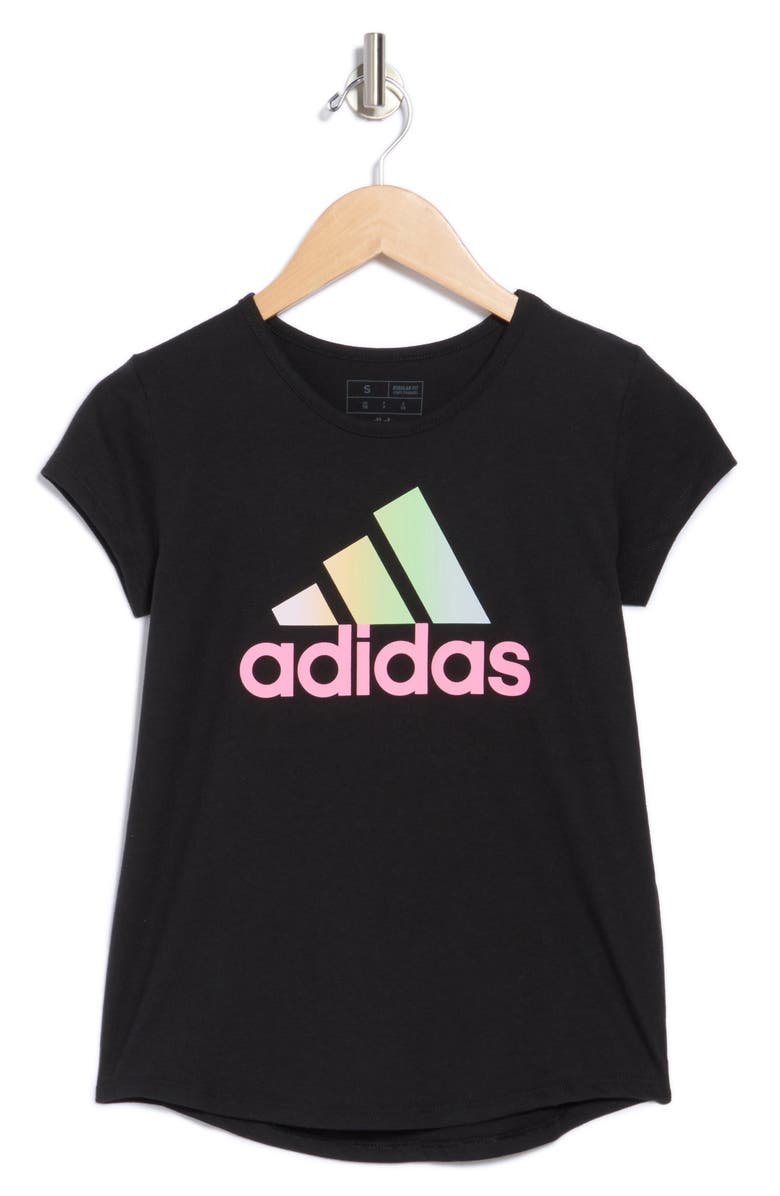 adidas Kids' Gradient Logo Graphic T-Shirt, Main, color,