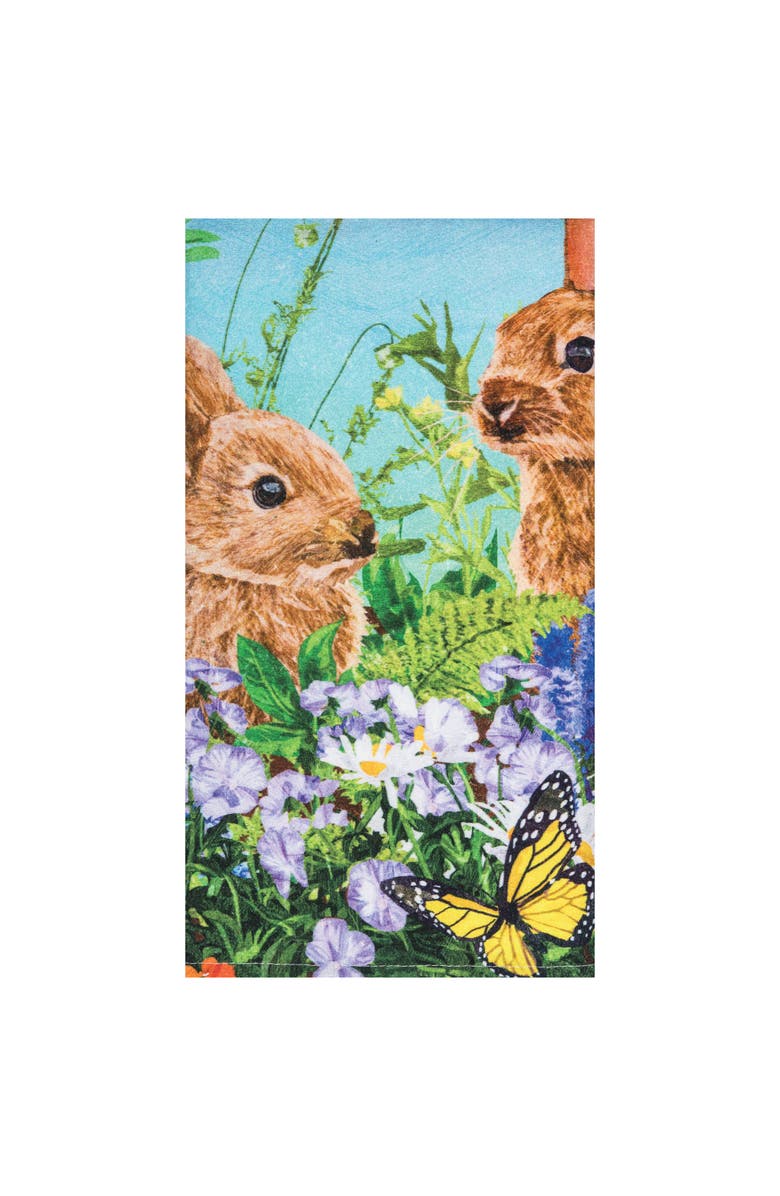 C&F Home Bunny Garden Paradise Towel, Main, color, Blue
