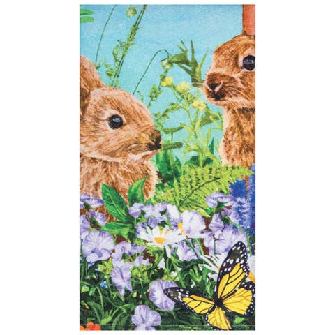 Bunny Garden Paradise Towel