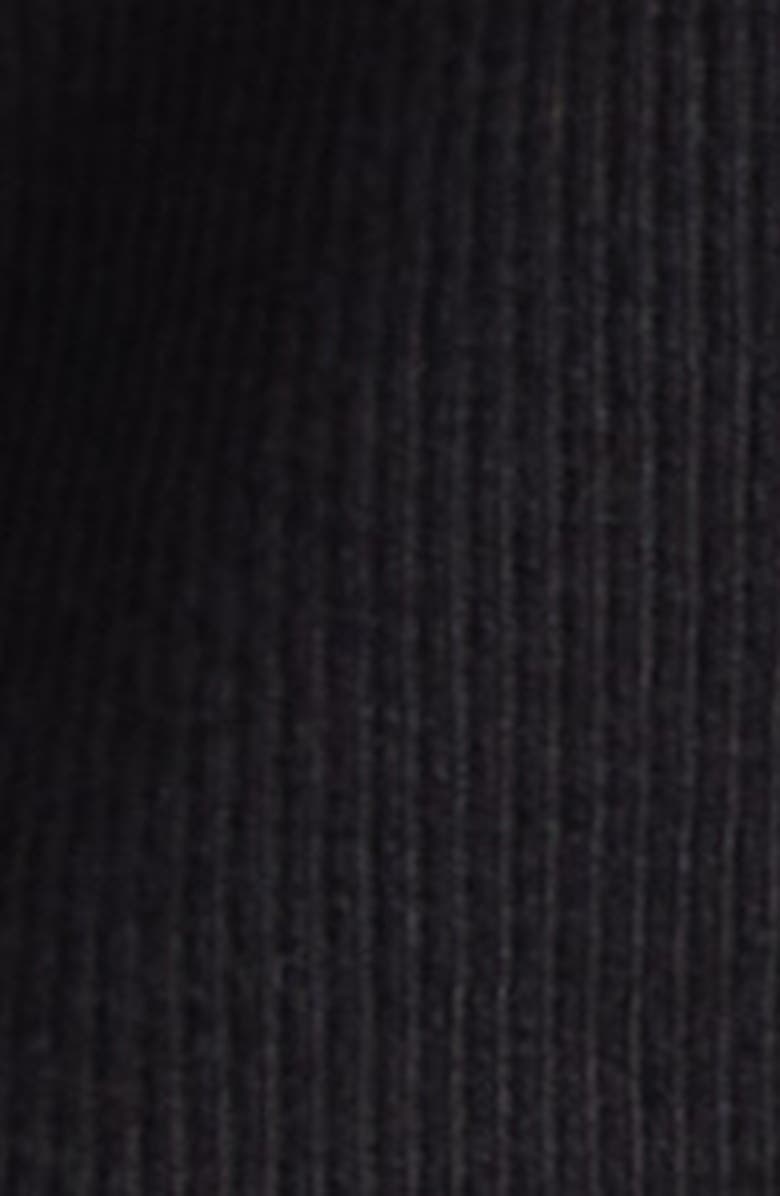 Cinq à Sept Lyric Button-Up Knit Shirt, Alternate, color, Black/ Black