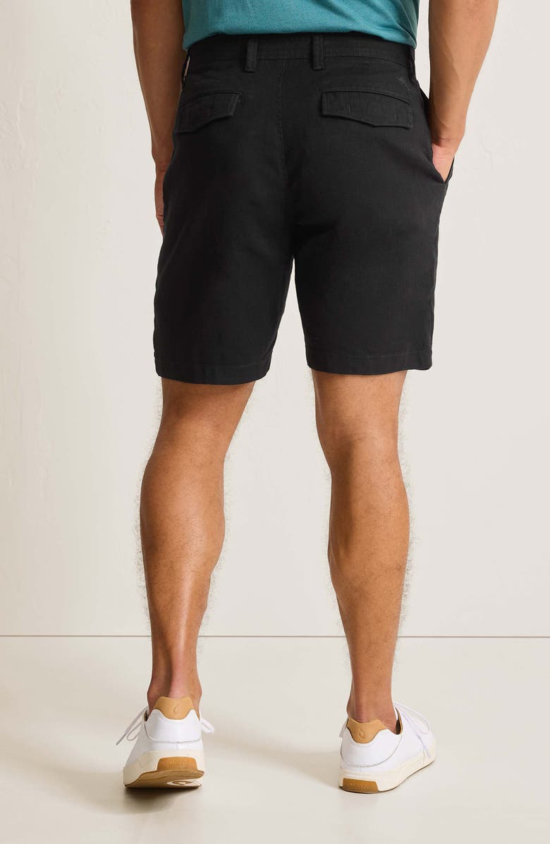 Tommy Bahama Beach Coast Linen Blend Shorts, Alternate, color, Black