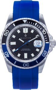 Nautis Interceptor Box Set with Interchangable Bands and Date Display