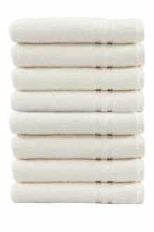 Linum Home Textiles Denzi Hand Towels - Set of 8 - Cream