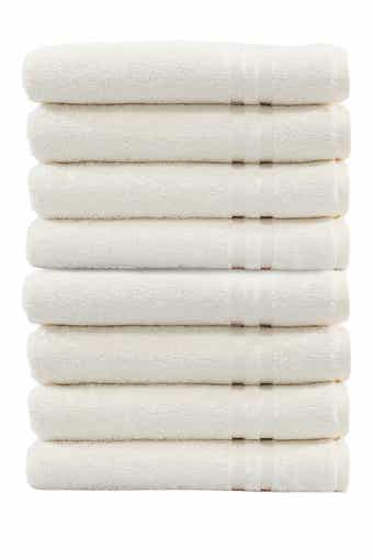 Linum Home Textiles Denzi Hand Towels - Set of 8 - Cream