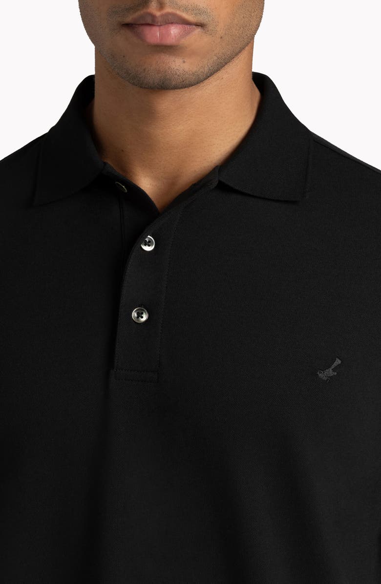 Hypernatural Matterhorn Supima<sup>®</sup> Cotton Blend Polo, Alternate, color, Black Beauty