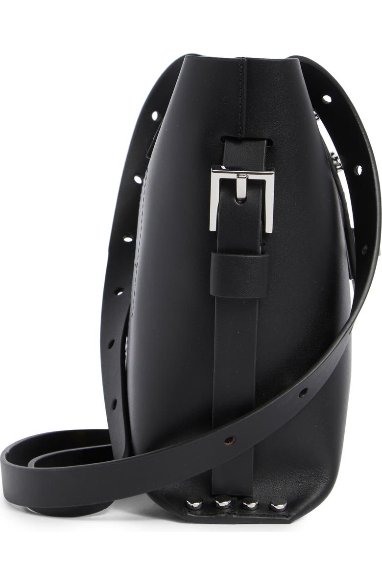 AllSaints Miro Crossbody Bag, Alternate, color, Black