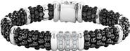 LAGOS Black Caviar Diamond Link Bracelet
