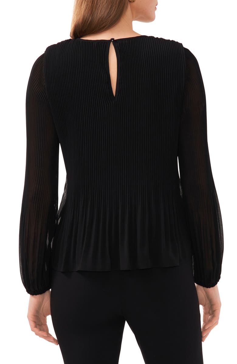 Halogen<sup>®</sup> Release Pleat Top, Alternate, color, Rich Black