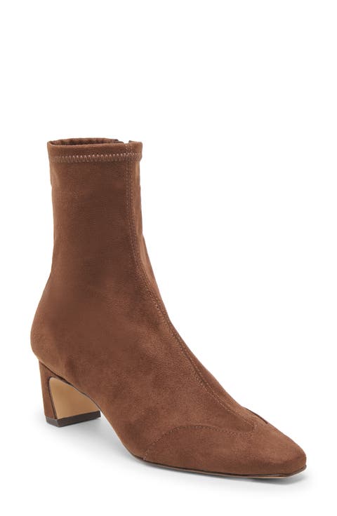 Anika Block Heel Bootie (Women)