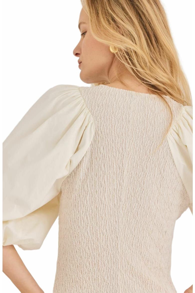 Taryn Top, Alternate, color, CREAM