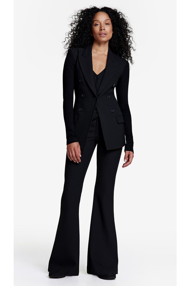 Not A DB Blazer With Jersey Sleeve, Alternate, color, Black Pique