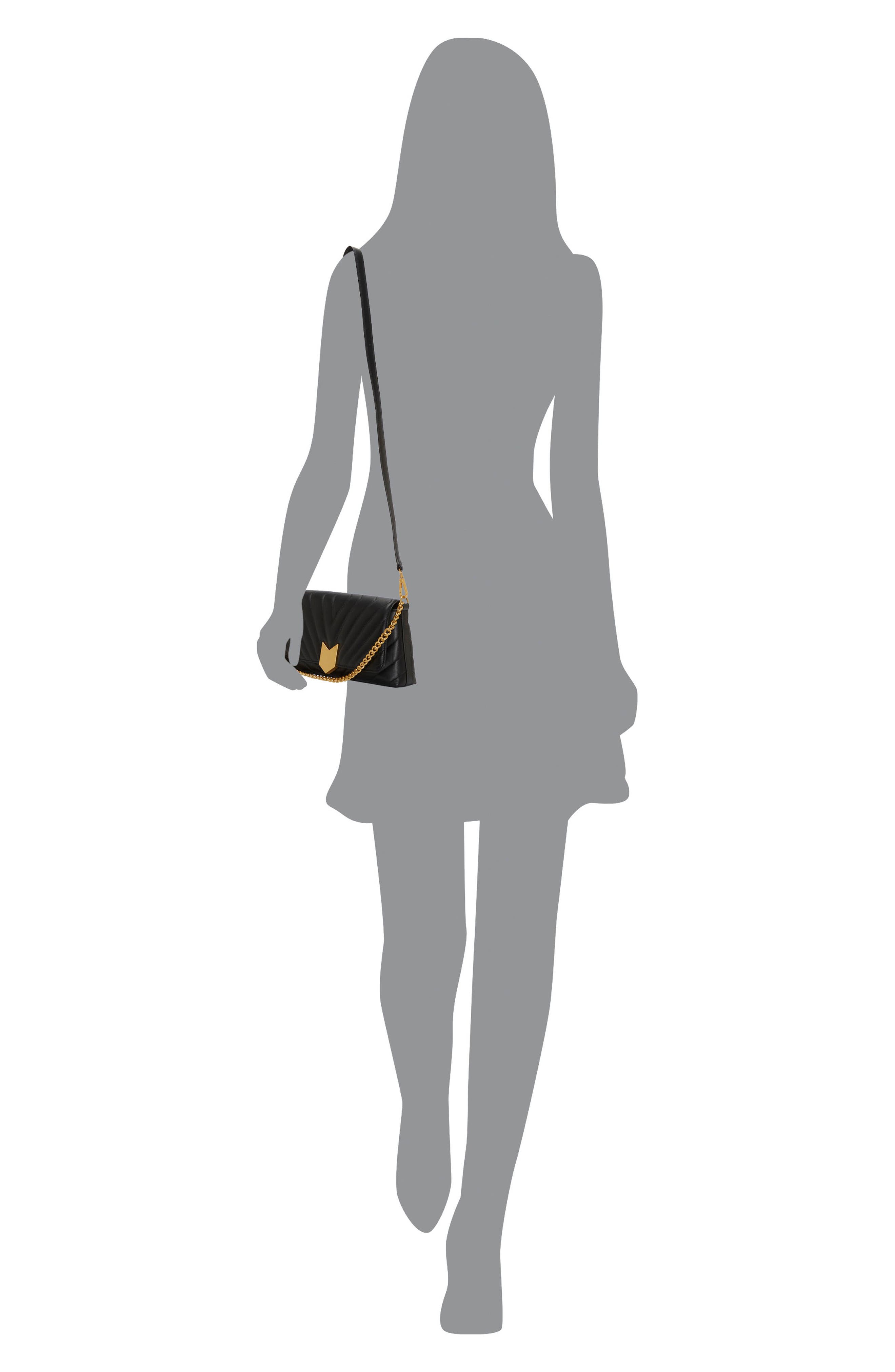 Vince Camuto Theon Quilted Leather Crossbody Bag, Alternate, color, 