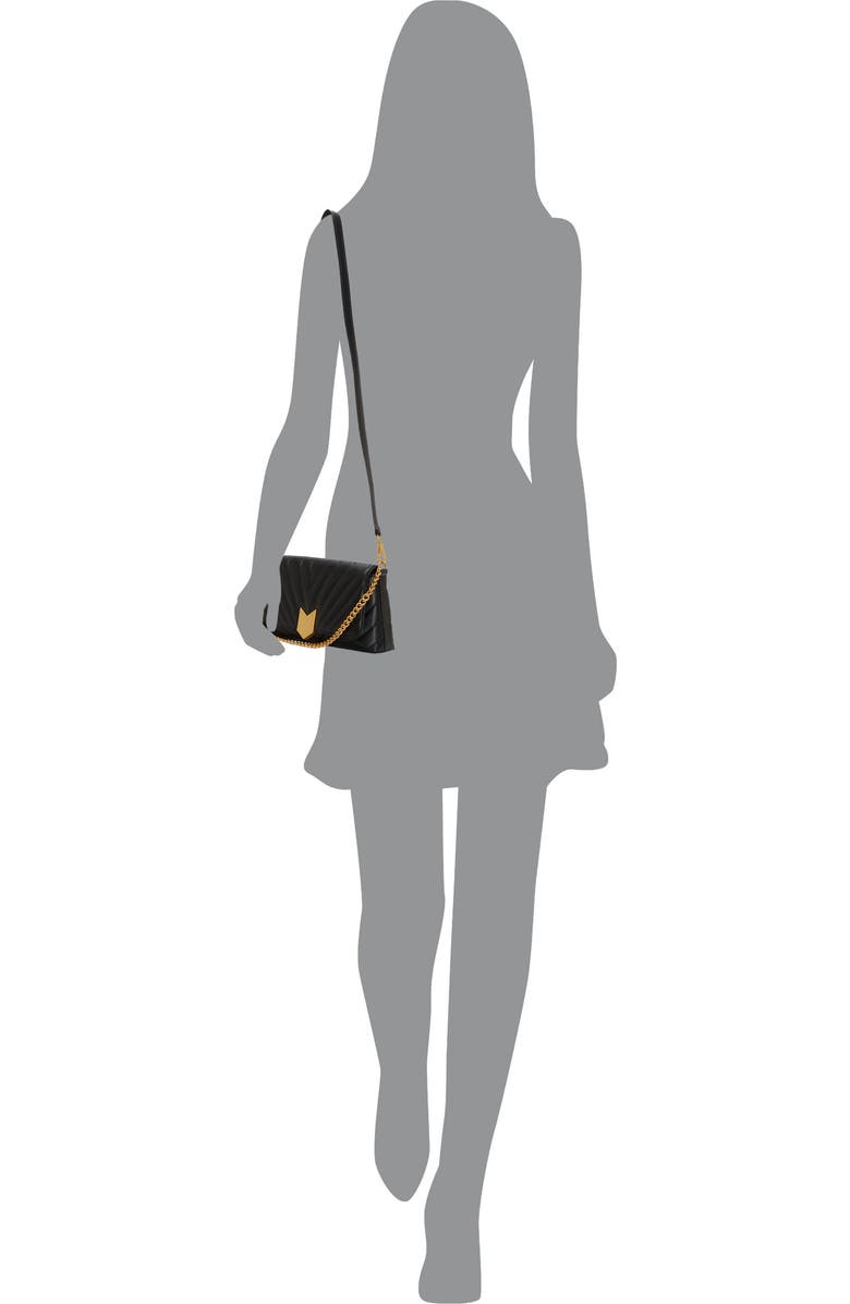 Vince Camuto Theon Quilted Leather Crossbody Bag, Alternate, color,