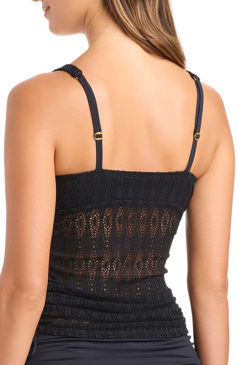 BLEU by Rod Beattie Lace Overlay Bikini Top, Alternate, color,