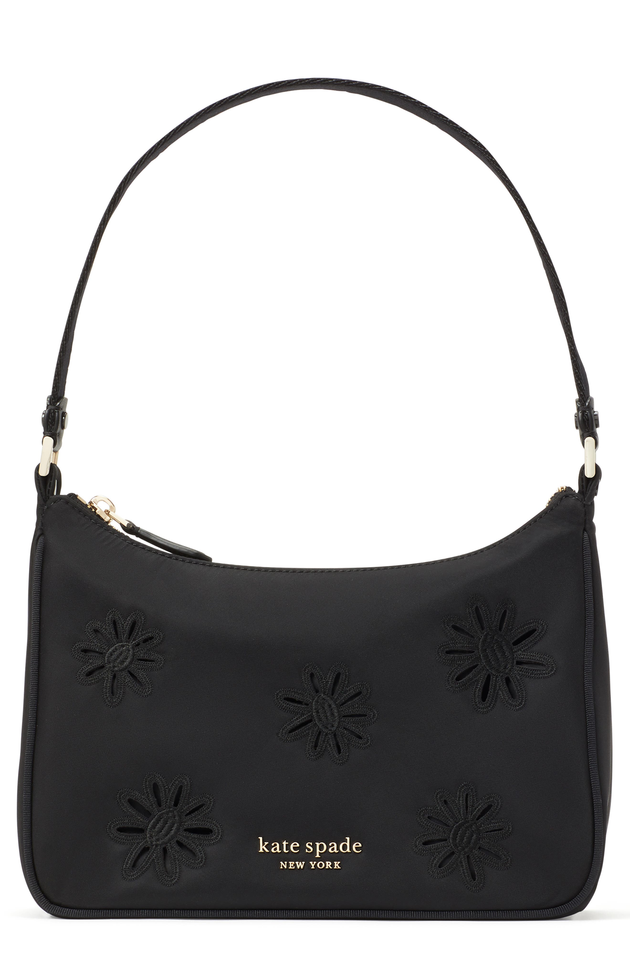 Kate Spade New York the little better sam embroidered small shoulder bag, Main, color, 