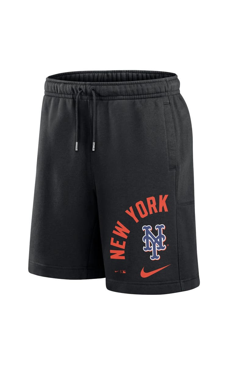 Nike Men's Nike Black New York Mets Arched Kicker Shorts, Alternate, color, 