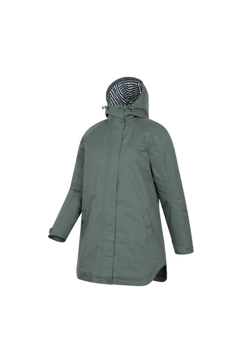 Riviera Padded Waterproof Jacket, Alternate, color, Khaki Green
