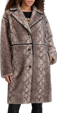KARL LAGERFELD PARIS Faux Fur Jacket